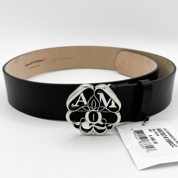 【送料&関税込】Alexander McQueen Medium Belt With Eyelets Alexander McQueen eyelet-detail 50mm Belt | Black | FARFETCH